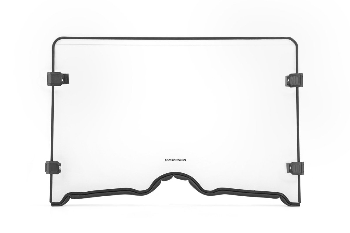 Yamaha Rhino 700 Full Windshield - Rough Country - Scratch Resistant - '08-'13